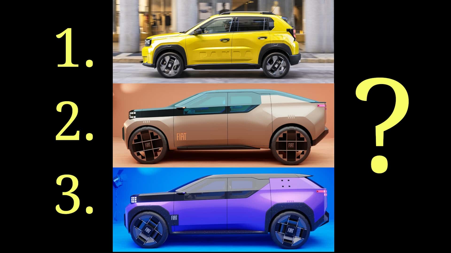 Fiat plant zwei neue ElektroSUVs für 2025/2026