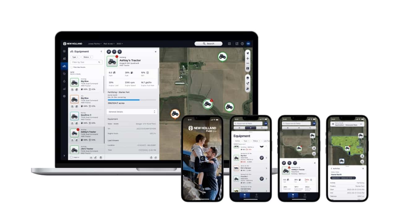 New Holland FieldOps: piattaforma gestione dati aziendali