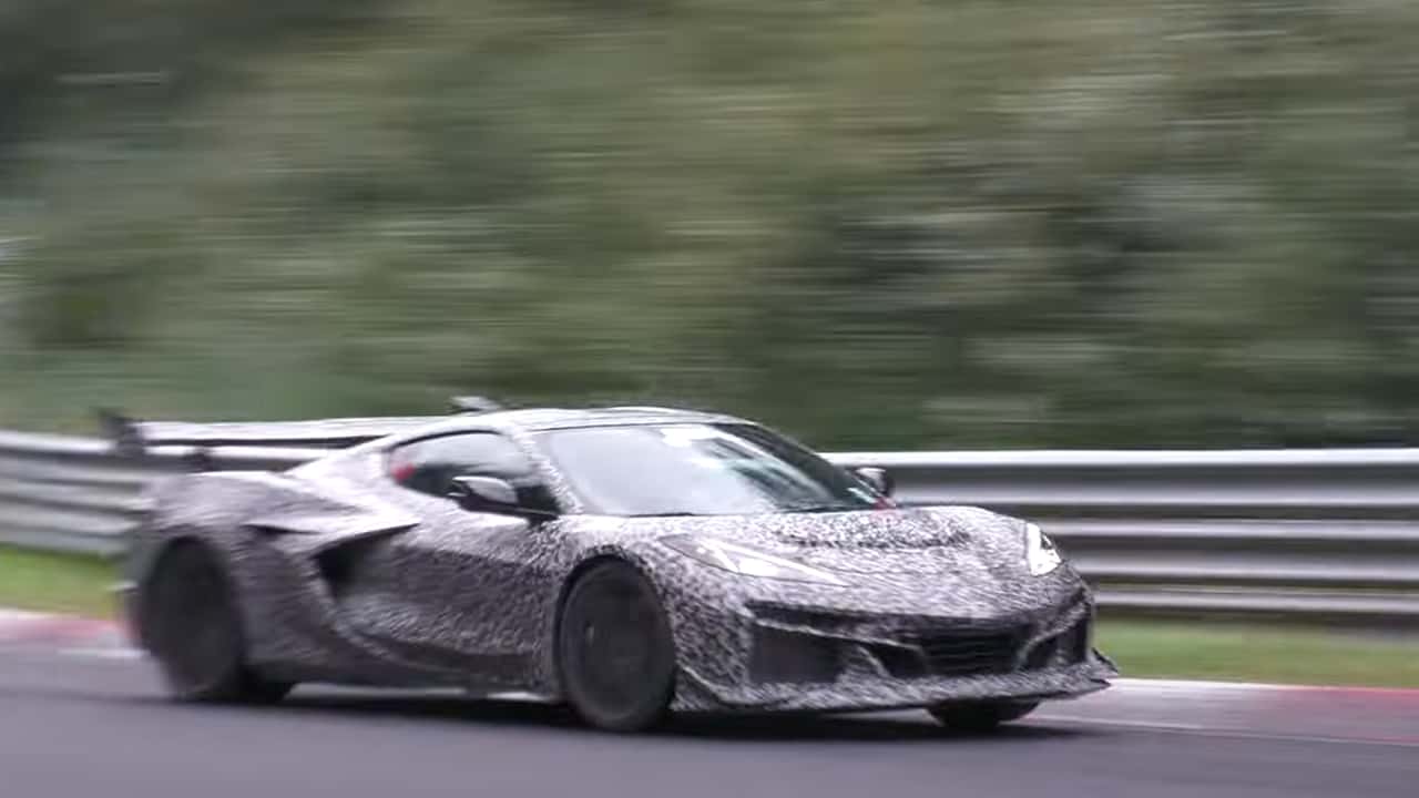 Corvette C8 Zora test Nurburgring
