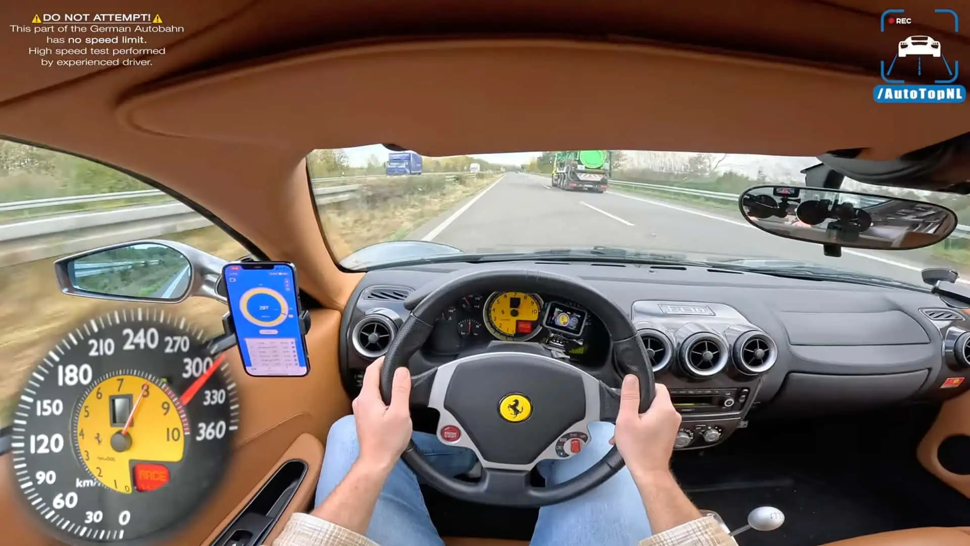 Listen to This Manual Ferrari F430 Hit 192 MPH On The Autobahn