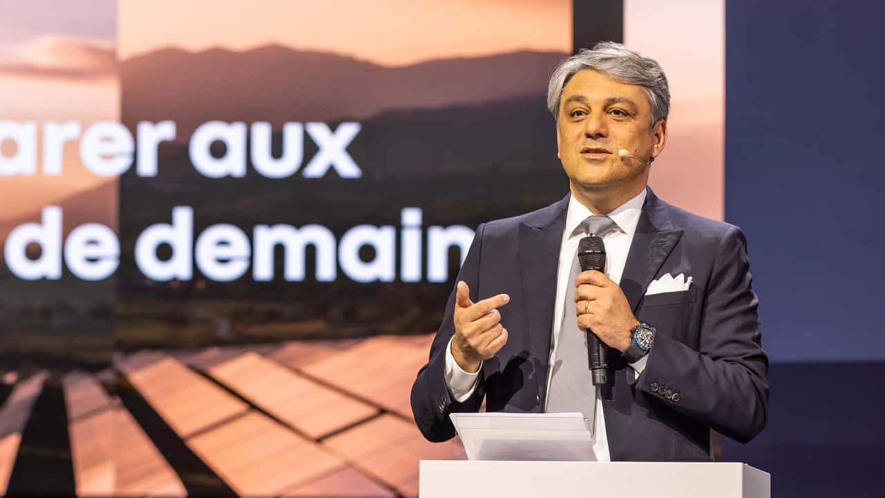 Luca de Meo bei der Aktionärsversammlung 2021