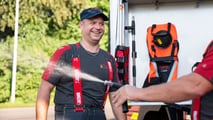 Il Fuso Canter 4x4 Autocisterna dei VdF Volontari di Sulgen