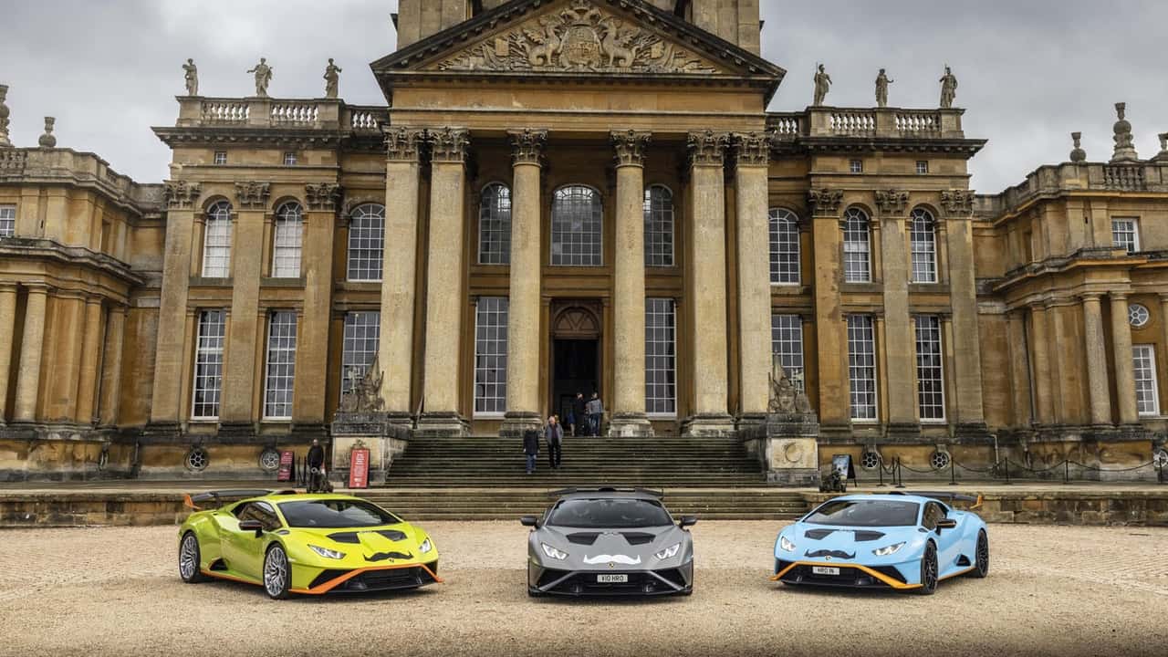 Lamborghini de soutien à Movember