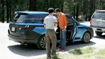Subaru Exiga Spied Up Close in California