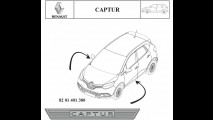 Renault Captur: i primi disegni