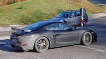 2018 Porsche 718 Cayman GT4 Spy Photo