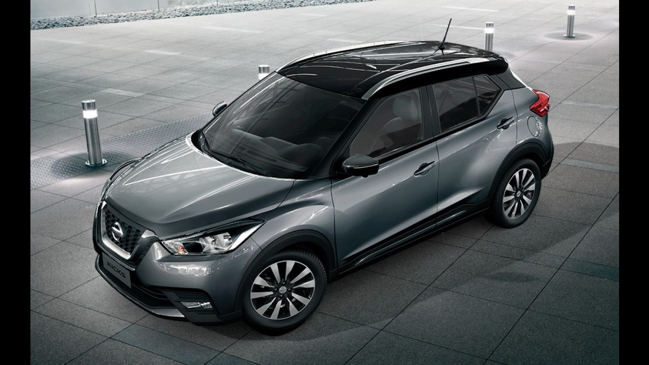 Nissan mostra quatro possíveis combinações de duas cores para o Kicks