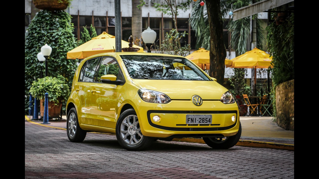 VW up! brasileiro começa a ser exportado para o Uruguai
