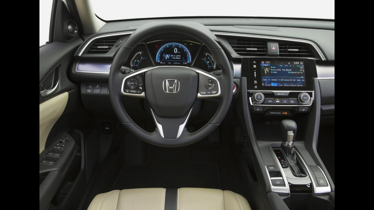 Novo Honda Civic 1.5 turbo terá opção de câmbio manual nos EUA