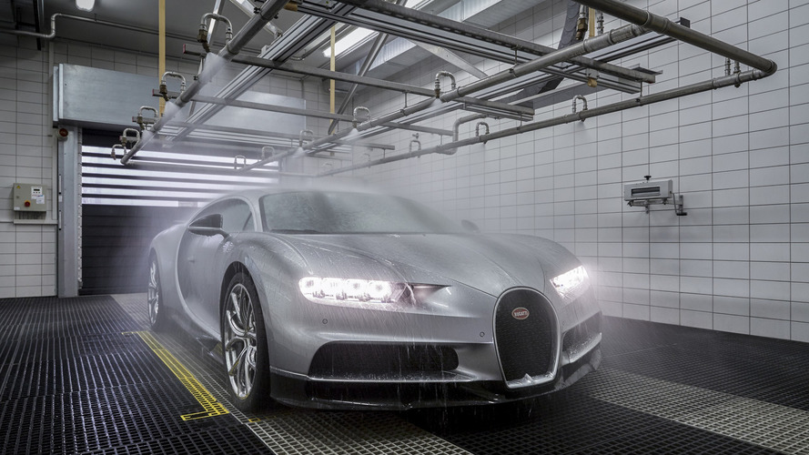 Bugatti Chiron producción en Molsheim 2017