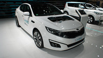 Kia Optima T-Hybrid concept at 2014 Paris Motor Show