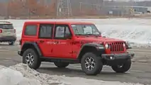 Jeep Wrangler Half-Door Spy Shots