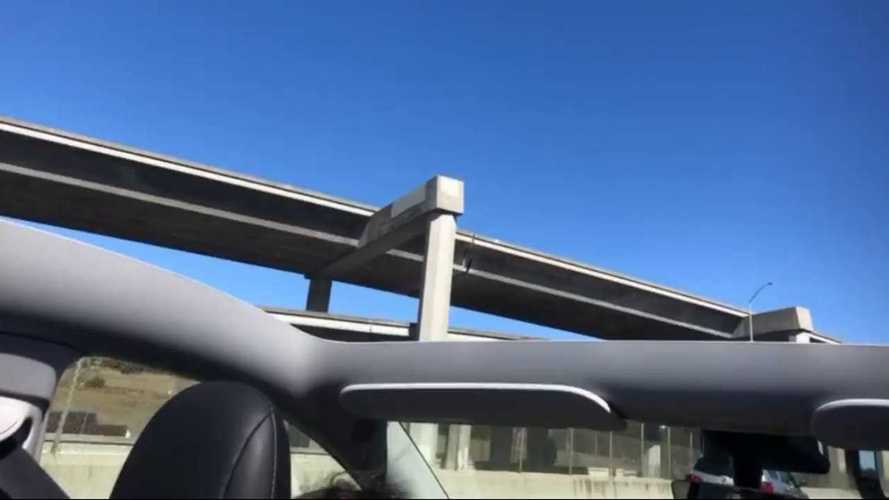 Tesla Model Y Glass Roof Blows Off While Driving Just Moments After Delivery