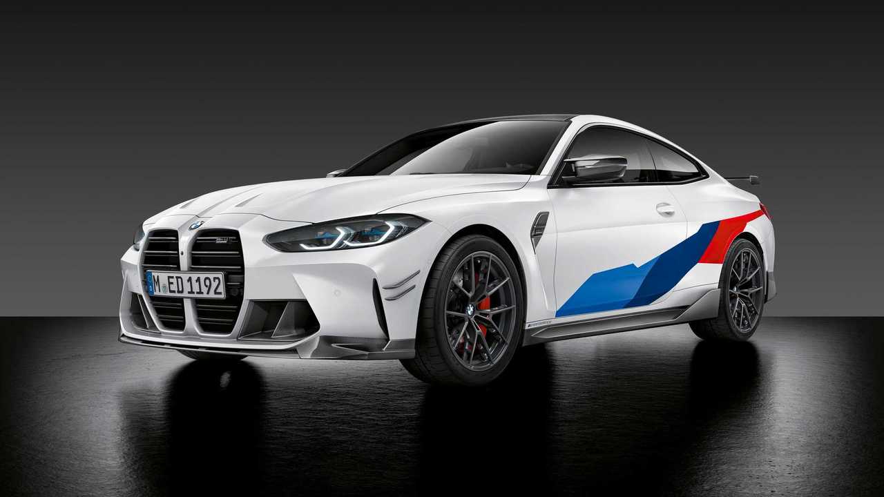 BMW M3 y M4 Coupé 2021, componentes M Performance