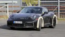 Photo espion Porsche 911 surélevée