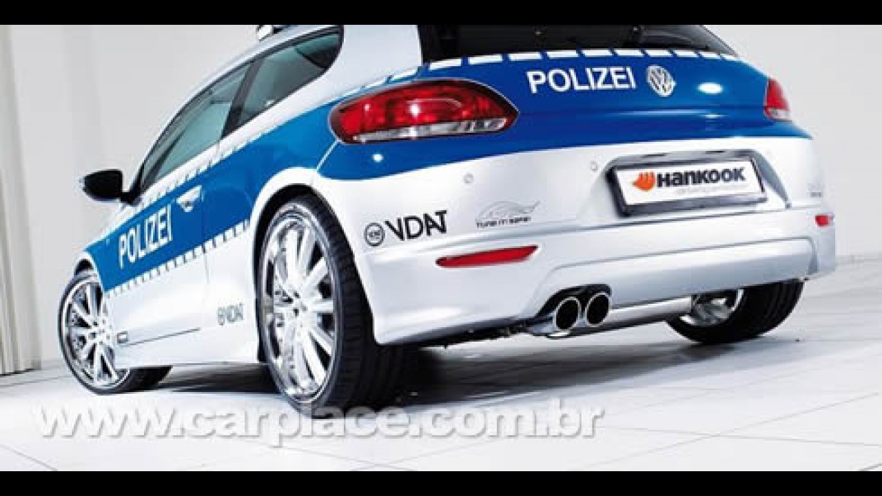 Polícia da Alemanha ganha Volkswagen Scirocco tunado como viatura