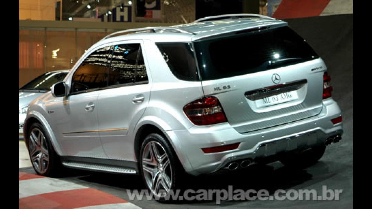 Salão do Automóvel 2008 - Mercedes ML 63 AMG com motor V8 de 510 cavalos!!