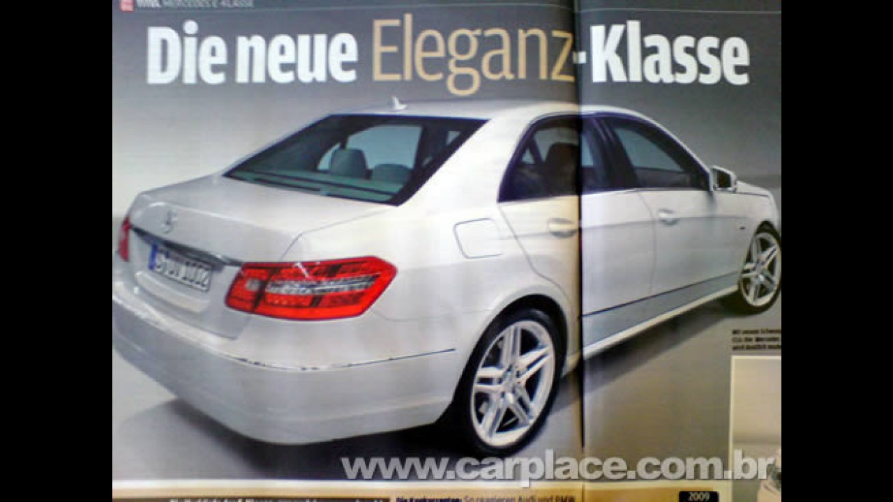 Nova geração: Vazam imagens do novo Mercedes-Bens Classe E 2010
