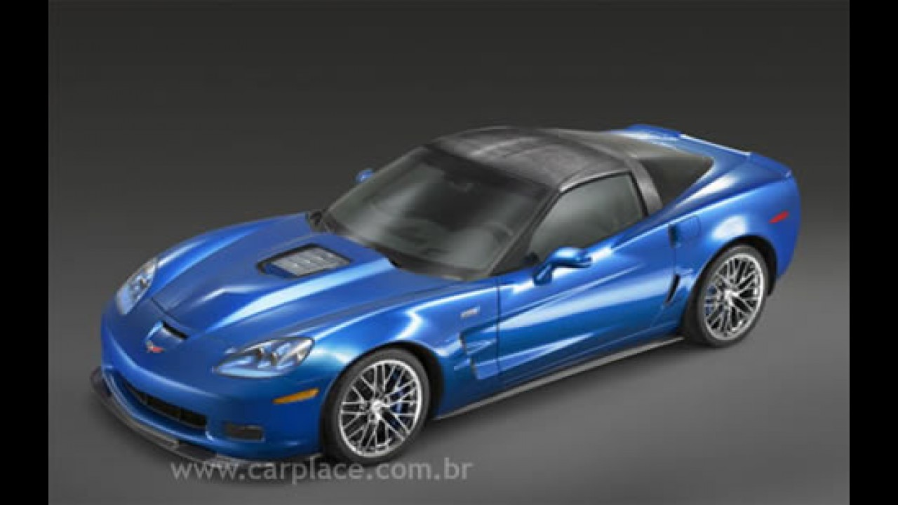 Chevrolet divulga fotos do Corvette ZR1 2009 de 620 cavalos de potência