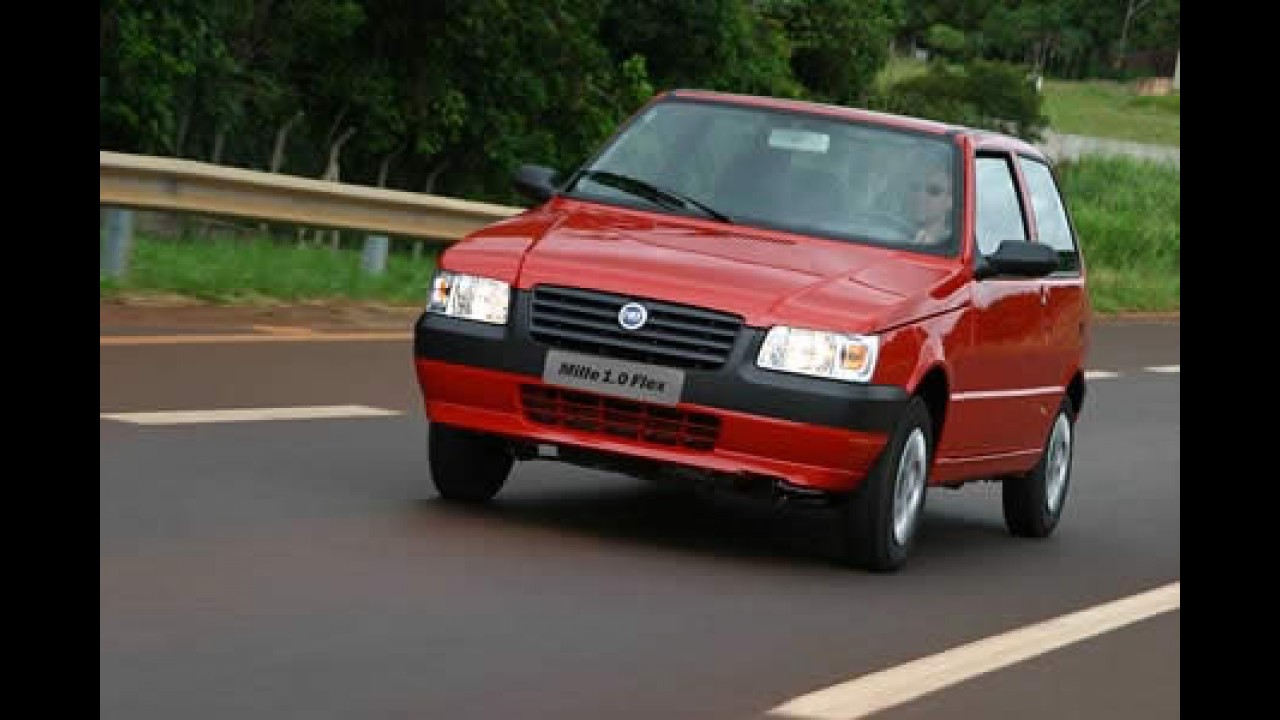 Fiat Uno Mille ainda é o carro mais barato do Brasil