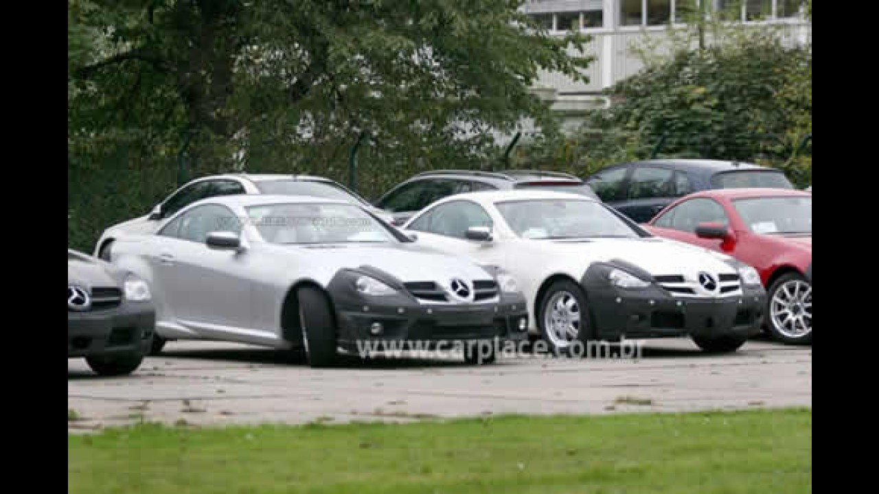 Segredo: Novo coupé-cabriolet Mercedes SLK é flagrado