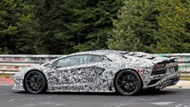 Lamborghini Aventador refresh spy pics
