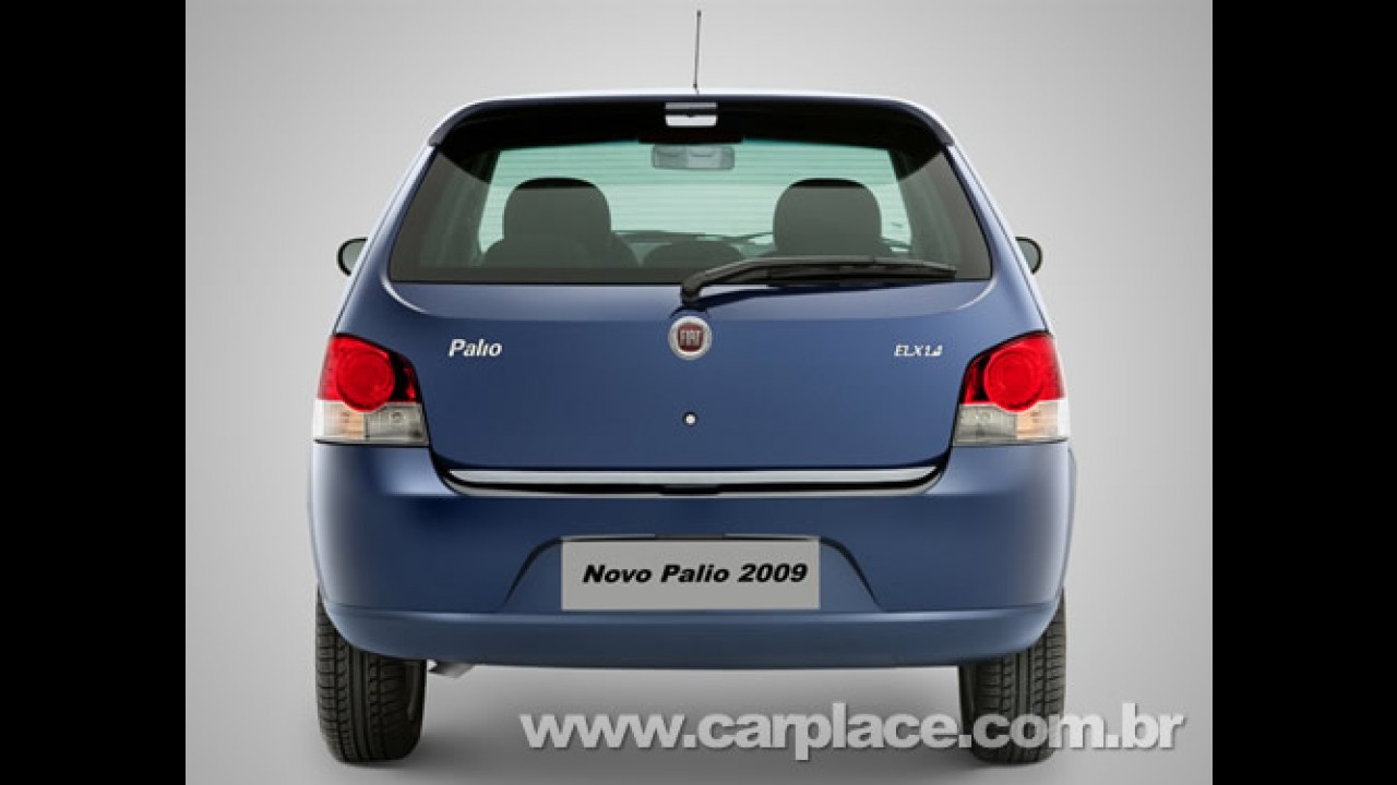Novo Fiat Palio 2009 ganha direção hidráulica de série - Frente não muda