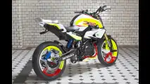 Stunt-Motorrad mit Samba im Blut