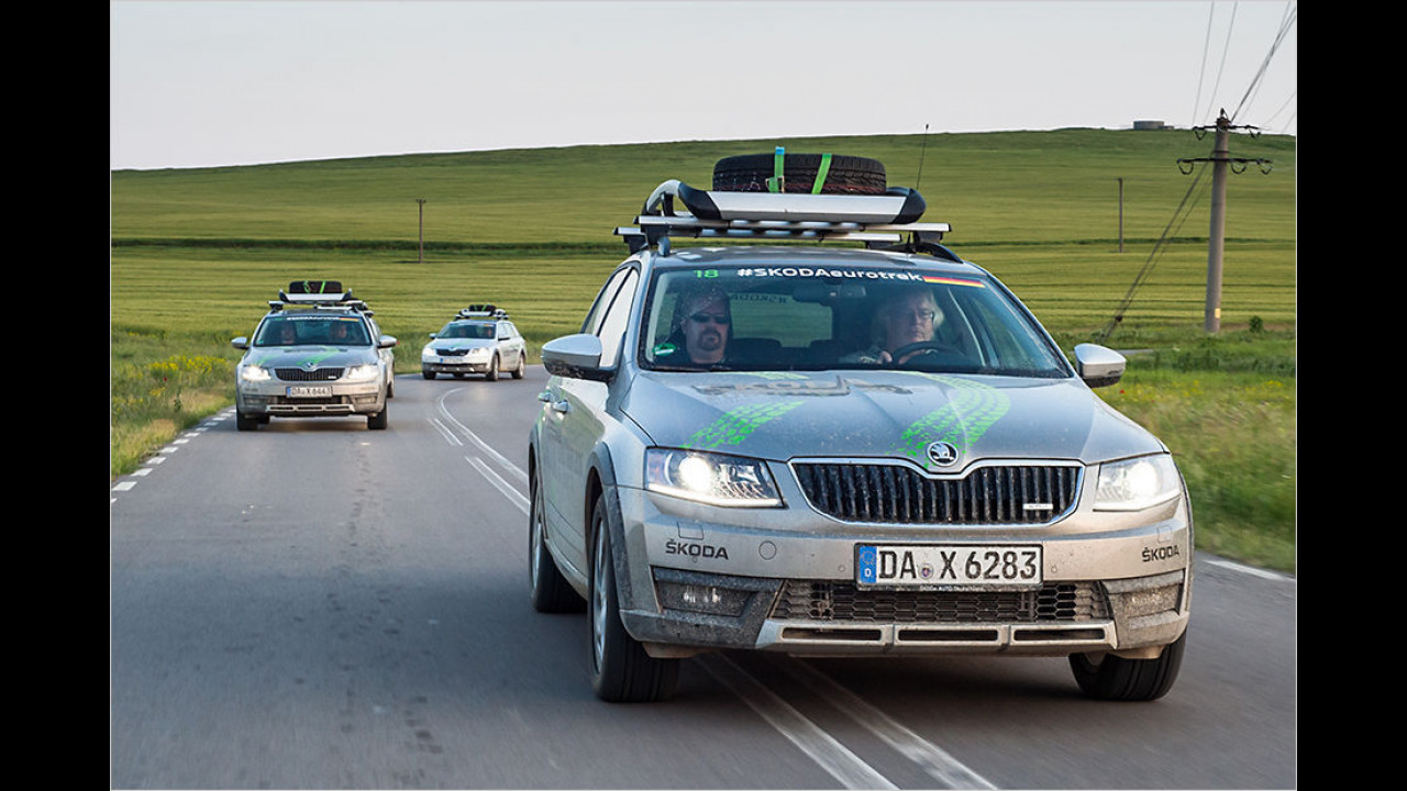 Rumänien durch die Windschutzscheibe