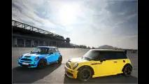 Blaugelbe Mini-Twins