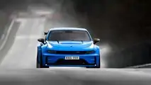 Lynk & Co 03 Cyan Concept sets front-wheel drive and four-door Nurburgring records
