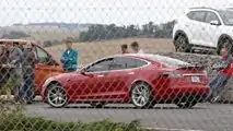 Photos Espion Tesla Model S Nurburgring
