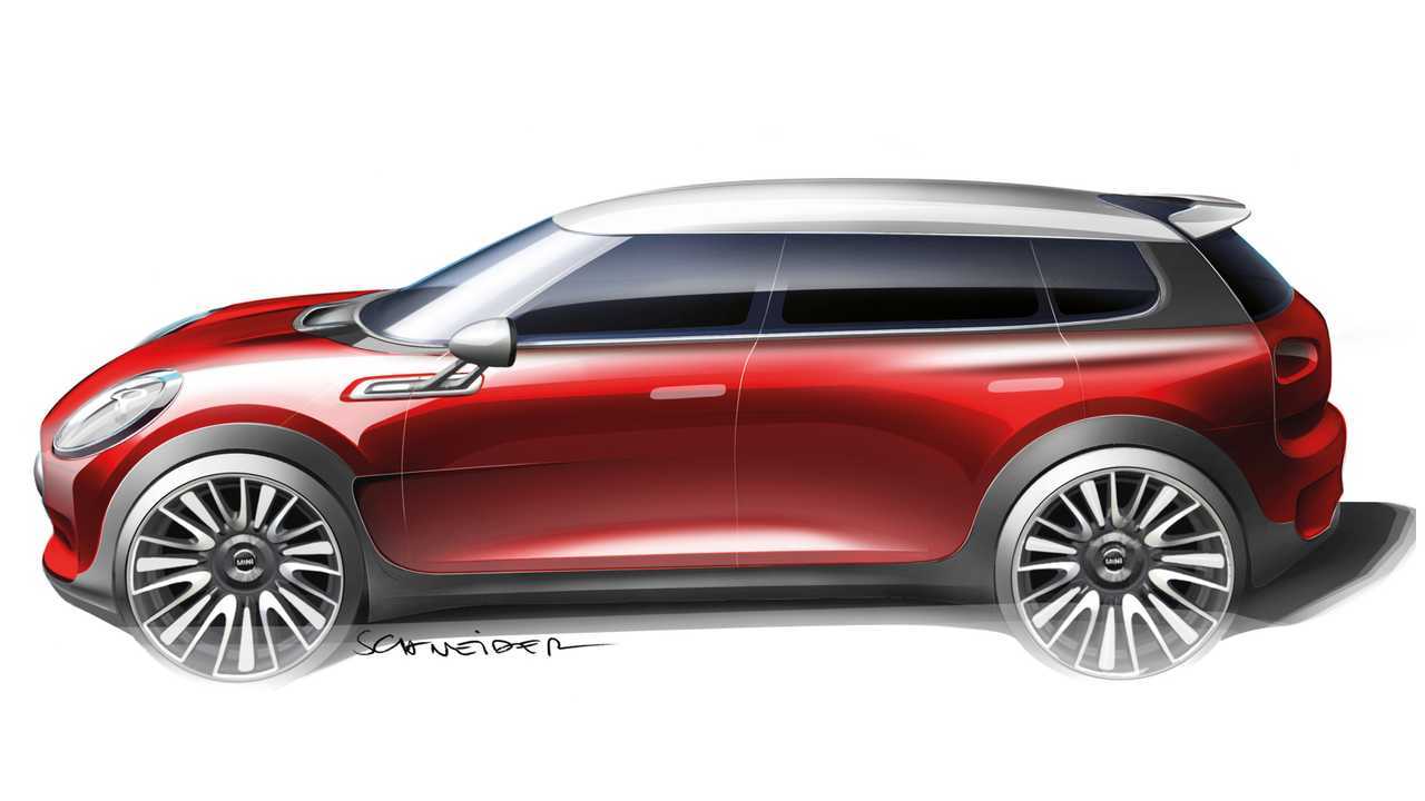 Дизайнерский скетч Mini Clubman