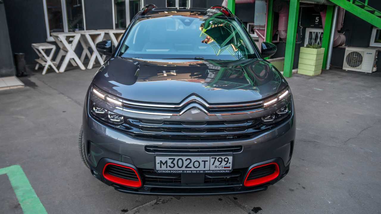 Citroen C5 Aircross test-drive in Moscow