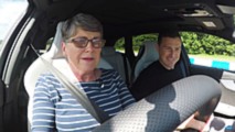 Grandma drives Audi RS4