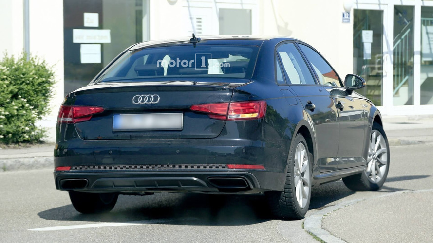 Audi A4 Sedan facelift spy photo