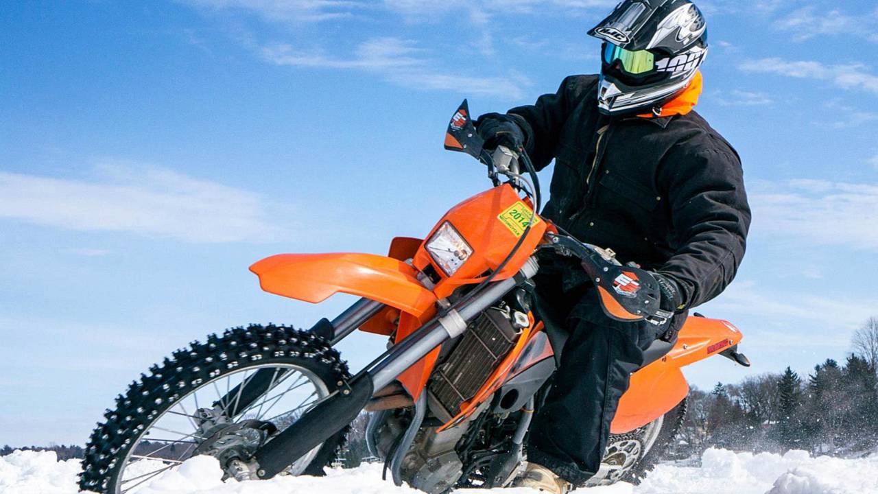Ice riding! Except I don't look this cool doing it