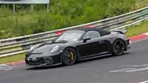 Porsche 911 Speedster Uncovered Spy Photos