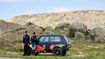 Red Bull F1 Racers Drive Lada Niva