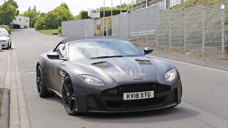 Aston Martin DBS Superleggera Volante spy photo