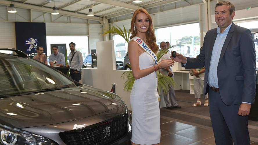 Miss France 2018 en Peugeot 2008