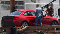BMW M235i spied undisguised on photo shoot