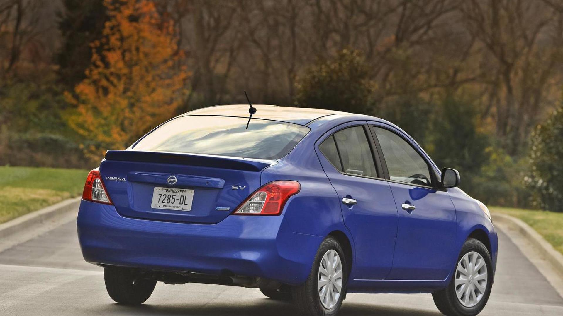 2014 Nissan Versa Sedan priced from 11,990 USD, cheapest car in U.S.