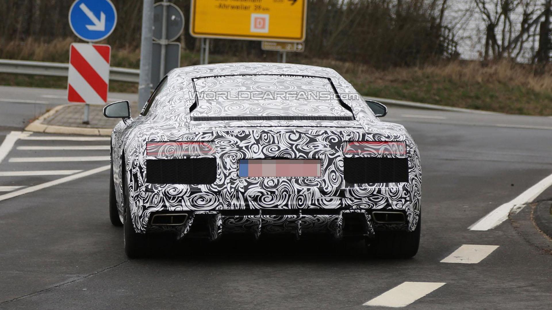 Audi R8 RS under consideration with a 5.2-liter V10 engine