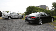 2014 Audi A8 facelift spy photo 24.7.2013