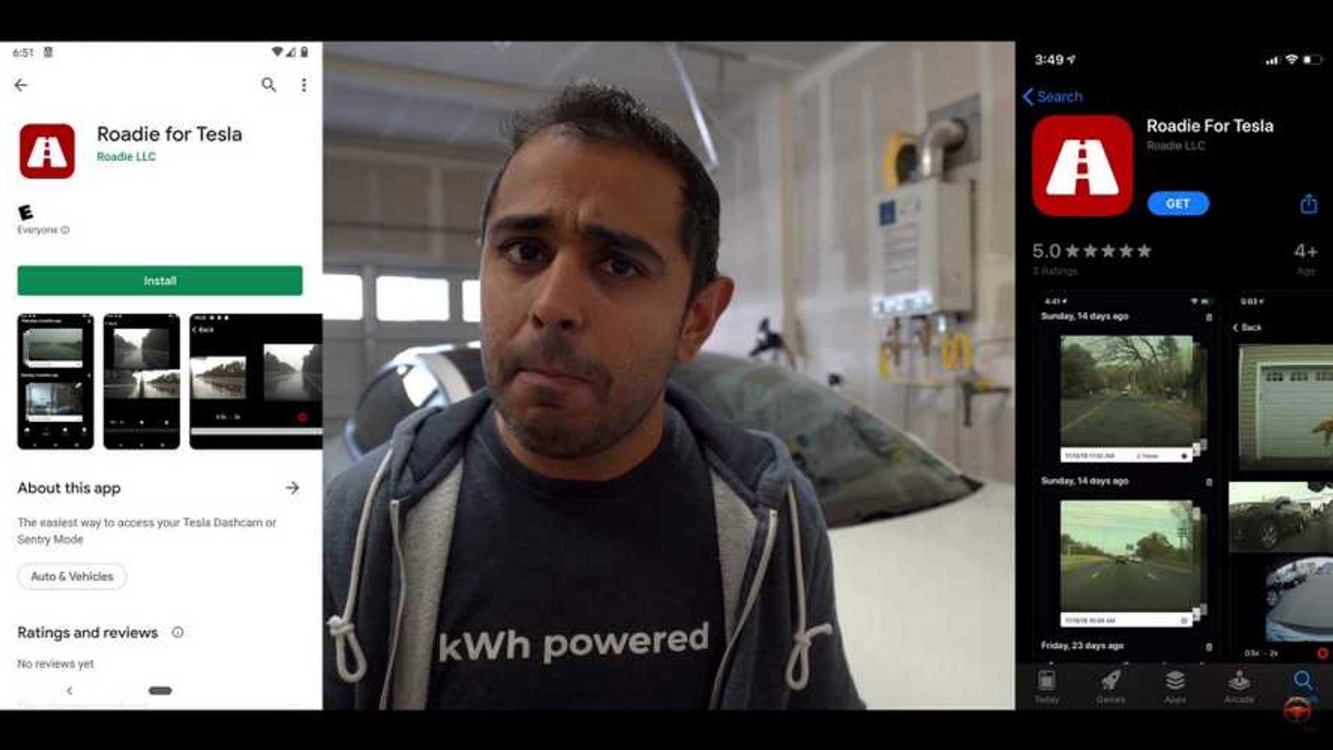 Roadie Lets You View TeslaCam And Sentry Mode Videos On Your Phone