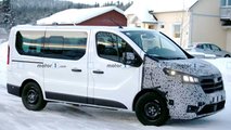 2021 Renault Traffic facelift spy photo