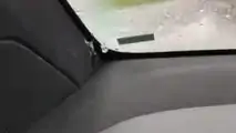 Check Water Flowing Inside Tesla Model X When It Crosses Puddles