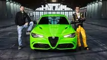 L'Alfa Romeo Giulia Quadrifoglio di 6 Underground
