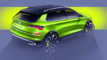 Erdgas-Hybridantrieb im Skoda Vision X